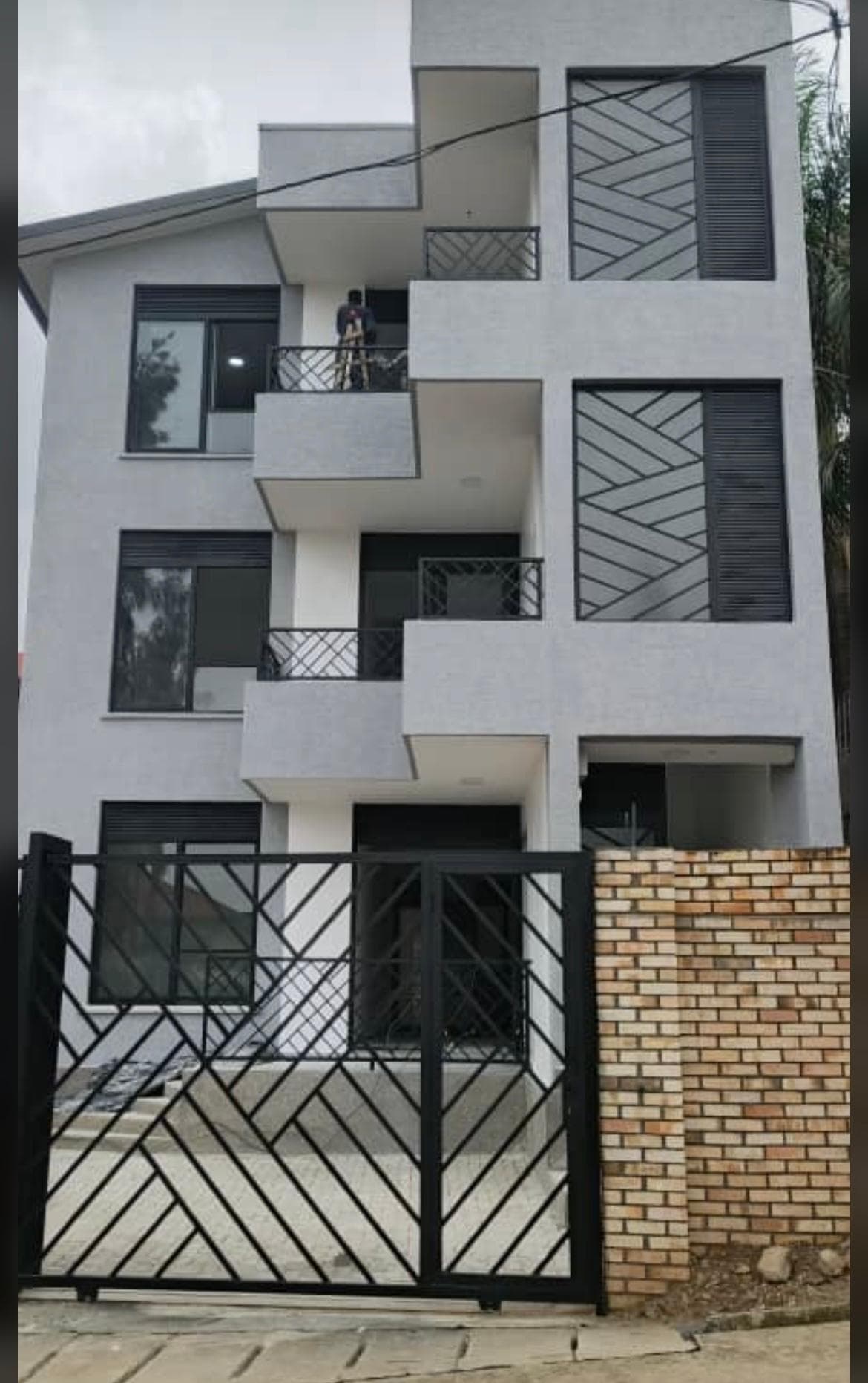 Geometric Louvered Facade