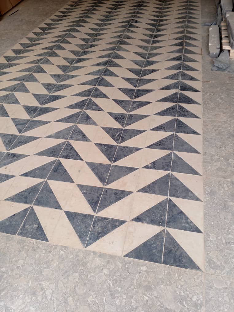 Geometric Triangle Flooring