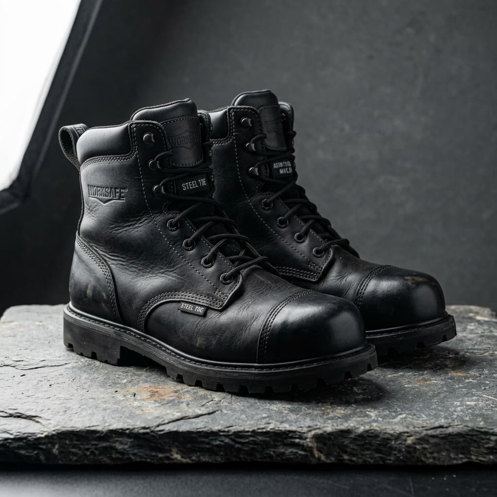 Steel-Toe Safety Boots